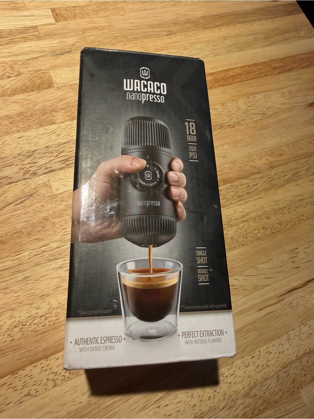 Wacaco Nanopresso Portable Espresso Maker - Black